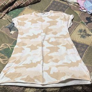 Z Supply Camouflage T-Shirt Dress